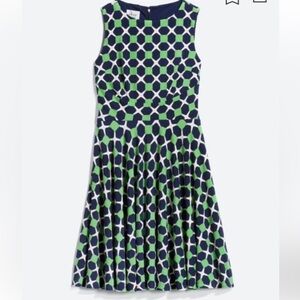 Sleeveless geometric dress